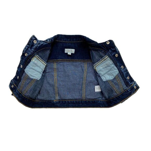 Gymboree Dark Bleach Wash Jean Jacket - Picture 5 of 6